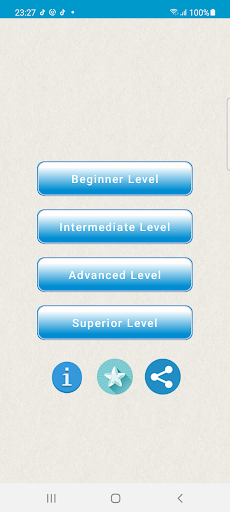 Android application Spanish Proficiency Exercises screenshort