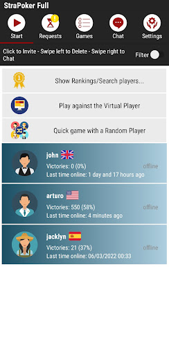 Android application StraPoker (7 Hands Poker) Full screenshort