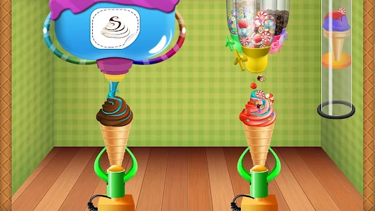 冰淇淋甜筒製造商工廠：冰糖遊戲