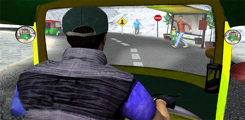 Rickshaw Simulator Driving 3D