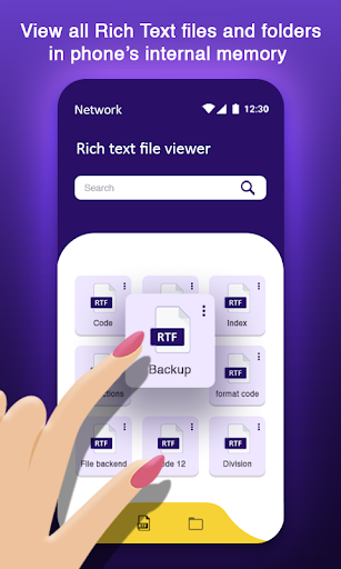Android application RTF Viewer RTF File Reader screenshort
