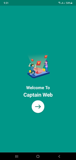 Android application CaptainWeb screenshort