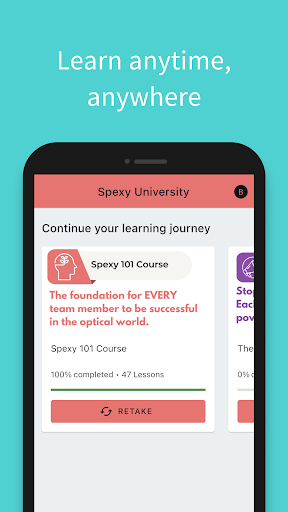 Android application Spexy Optical Learning App screenshort