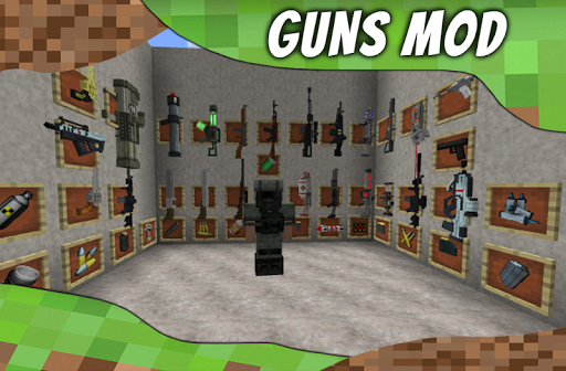 Mod Guns for MCPE. Weapons mod Screenshot 4 - AppWisp.com