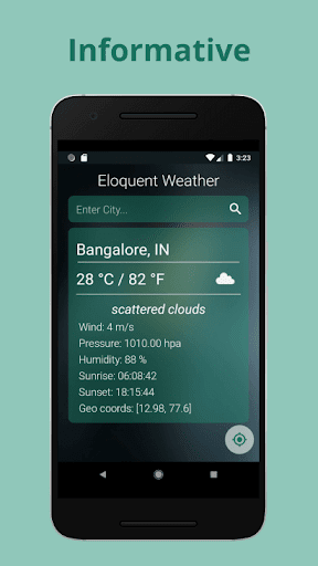 Eloquent Weather Screen 2