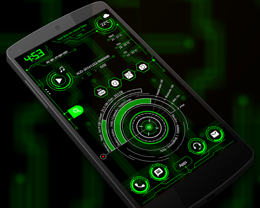 Screenshot of Hi-tech launcher 2025