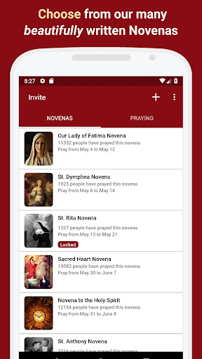 Android application Pray Catholic Prayers screenshort