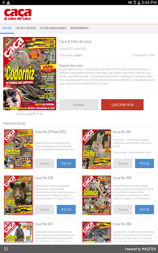 Android application Caça & Cães de Caça screenshort
