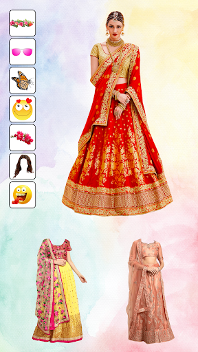 Chaniya Choli Photo Editor Screen 2
