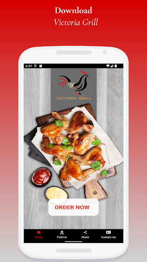 Android application Victoria Grill screenshort