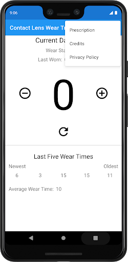 Contact Lens Tracker