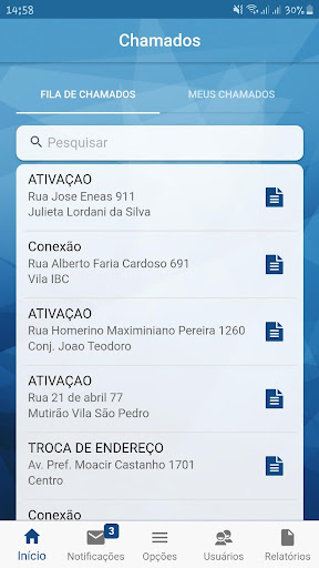 Android application MKA Técnico screenshort