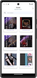 Anime Split Screen Wallpaper