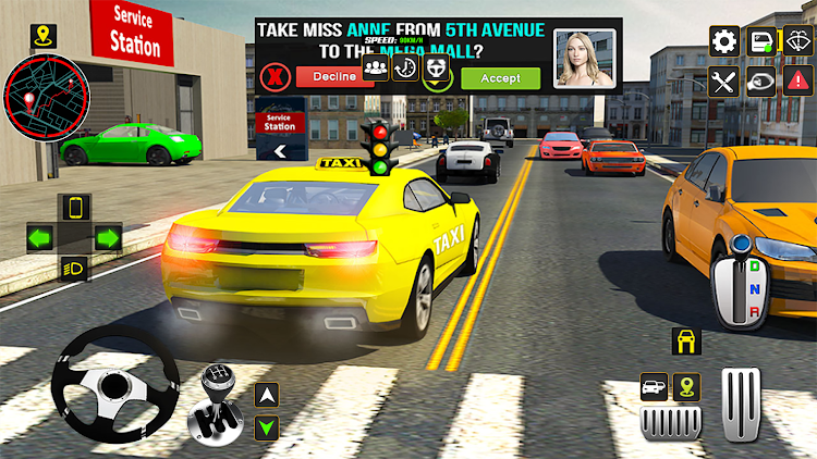 US Taxi Car Driving Games - 1.29 - (Android)