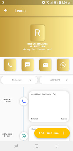 The99Marketing CRM Screen 2