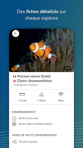 Android application SeaLife: Explore la vie marine screenshort