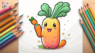 Fruit n Vegetable Color Kawai - Screenshot 1
