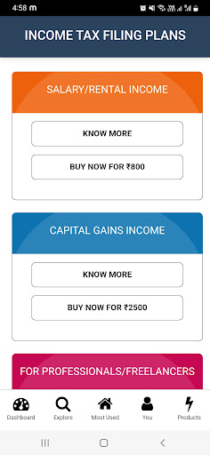 Android application Asset Investment screenshort