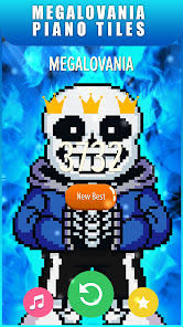 Screenshot 2 Piano Tiles: MEGALOVANIA SANS android