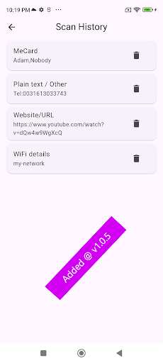 All QR Code Scan/Copy/Open Screen 2