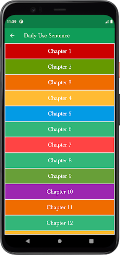 Daily Use English Sentence Screen 2