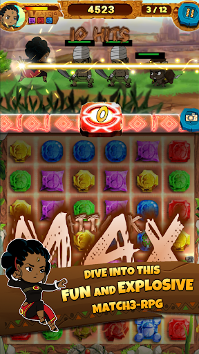 Aurion KGF - Match3 RPG screenshot 0