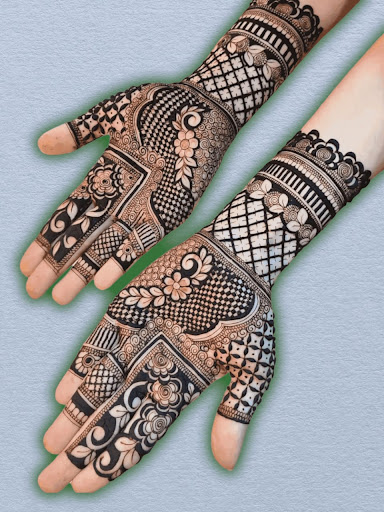 Mehndi Design  Blouse Design