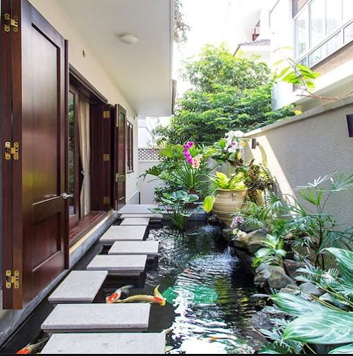Minimalist Fish Pond Design