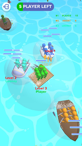 Raft Sea Wars io Screen 3