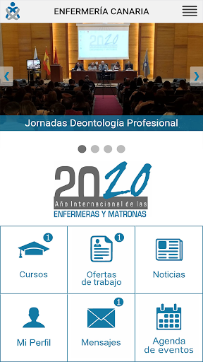 Android application Enfermería Canaria screenshort