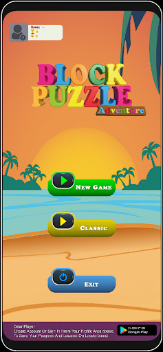 Android application Block Puzzle Adventure screenshort