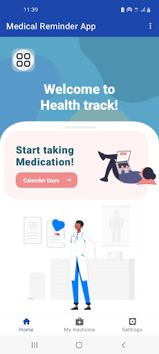 Medical Reminder App Screen 2