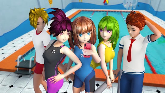 Pretty Girl Yandere Life Mod Apk : High School Anime Games 2