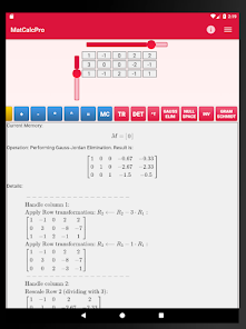 Captura de Pantalla 10 Matrix Calculator (Matrices) android
