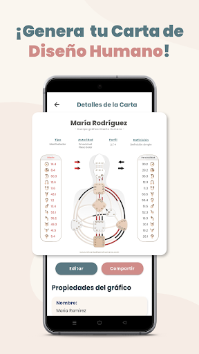 Android application Mi Carta Diseño Humano screenshort