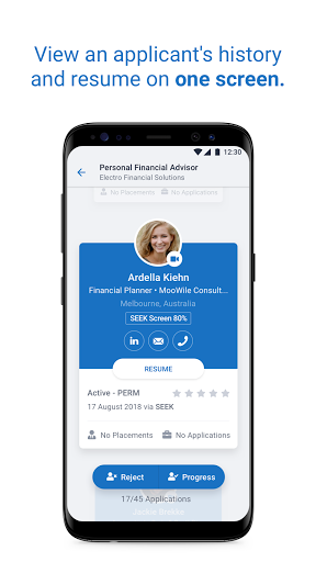 JobAdder Recruitment Software Screen 2