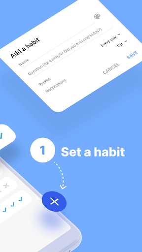 New Me - Habit builder Screen 2