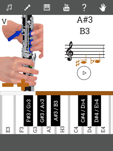 3D 운지법 - 클라리넷 배우기 - 클라리넷 레슨 - Google Play 앱