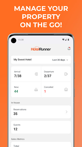 Android application HotelRunner screenshort