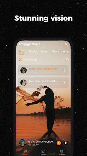 Amerigo - Music Player Screen 3