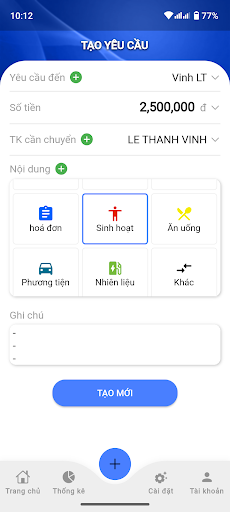 QL giao dịch Screen 3