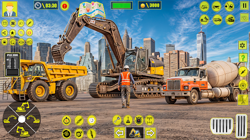 Android application 3D Construction Simulator City screenshort