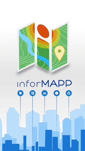 Android application inforMAPP screenshort