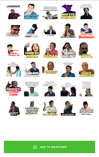 Hindi Funny Stickers WASticker Screen 3