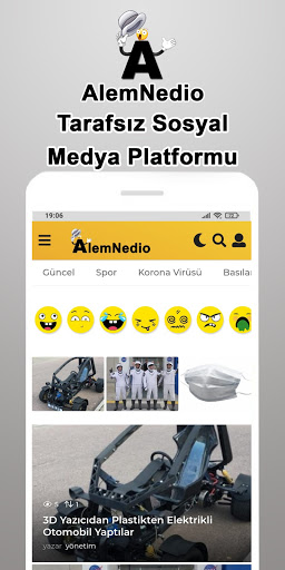 Android application AlemNedio Sizin Medyanız screenshort