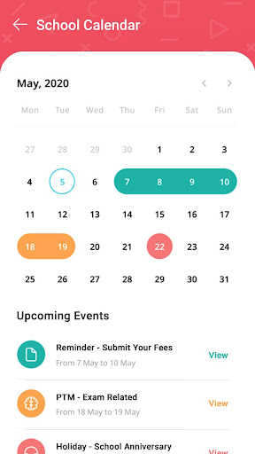 Class ON - Parents App Screen 3