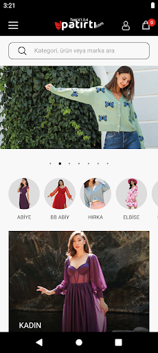 Android application Patırtı screenshort