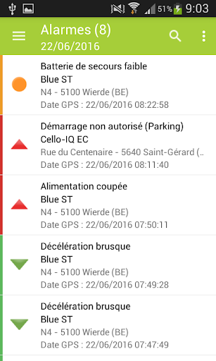 GeocalFleet Mobile Screen 2