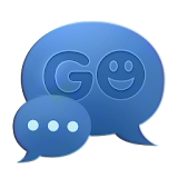 GO SMS Theme Neon Blue icon