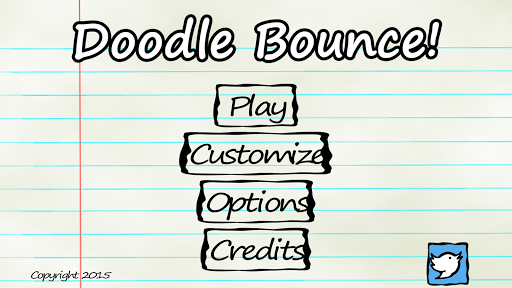 Android application Doodle Bounce! screenshort